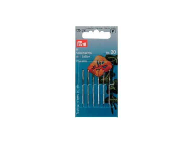 Prym Sticknadeln mit Sp. ST 22 0,90 x 40 mm silber-/goldfarbig