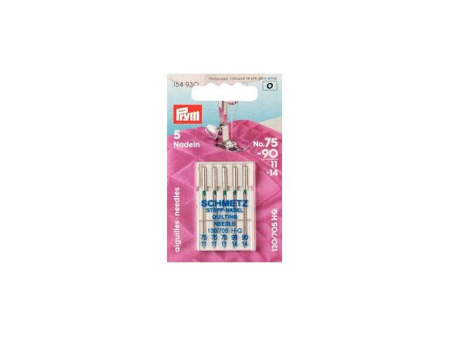 Prym Nähmaschinennadeln 130/705    Quilting 75+90  5