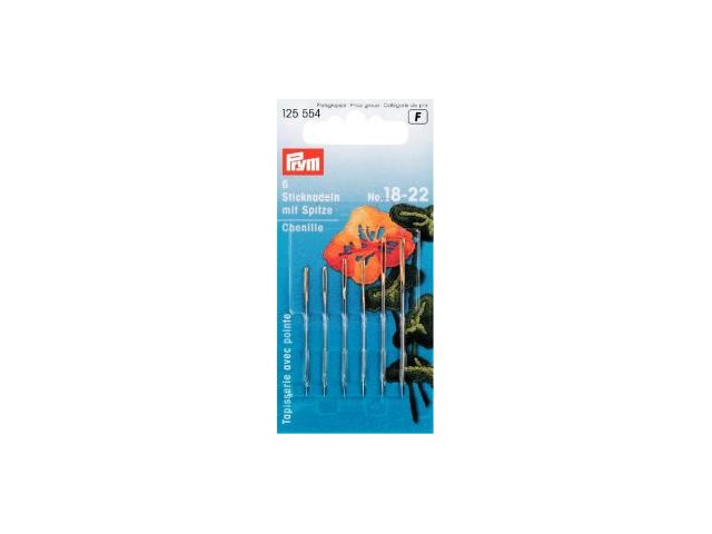 Prym Sticknadeln mit Sp. ST 18-22 silberfarbig/goldfarbig