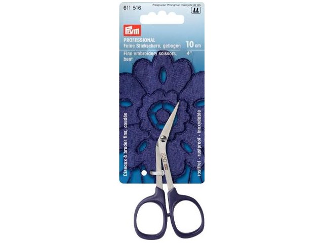 Prym PROFESSIONAL Stickschere gebogen 4 10 cm
