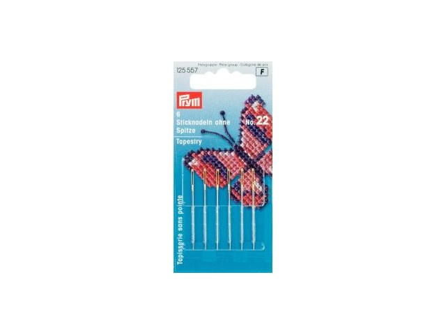 Prym Sticknadeln ohne Sp. ST 22 0,90 x 40 mm silber-/goldfarbig