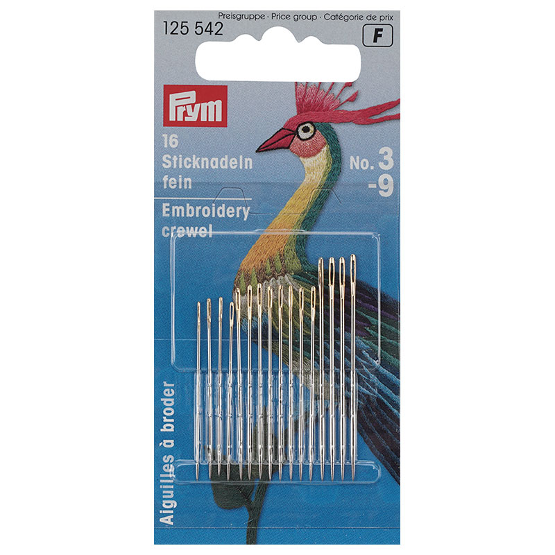 Prym Sticknadeln mit Sp. ST 16 1,60 x 55 mm silber-/goldfarbig
