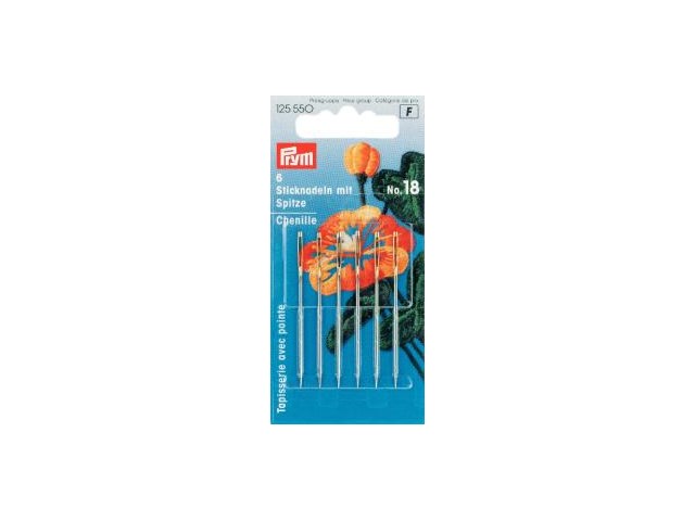 Prym Sticknadeln mit Sp. ST 18 1,20 x 50 mm silber-/goldfarbig