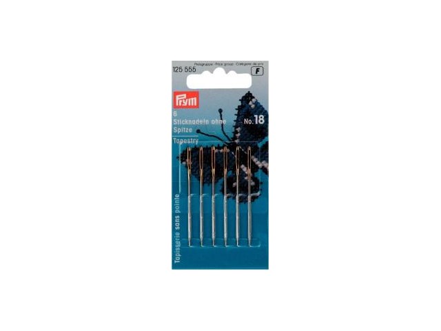 Prym Sticknadeln ohne Sp. ST 18 1,20 x 50 mm silber-/goldfarbig
